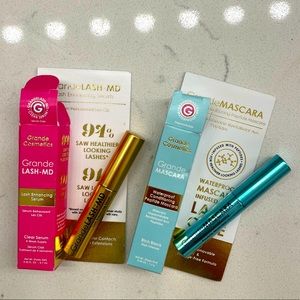 NEW Grande Cosmetics GrandeLASH and GrandeMASCARA trial sizes
